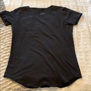 Men’s Black Alphalete Swoop Neck T-Shirt